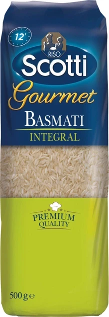 Рис длиннозернистый Riso Scotti Basmati Integral Gourmet 500 г - фото 1 - id-p1889494281