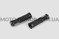 Ручки керма "GJCT" з алюм. відбійником (чорні) (mod:Yamaha)