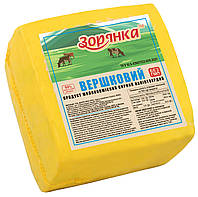 Продукт молоковмісний сирний напівтвердий «Вершковий» 50%, ТМ "Зорянка", напівбрус 2,5кг