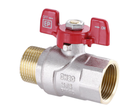 Кран кульовий EUROPRODUKT 3/4" ГШБ (3/4" ГШБ), фото 1