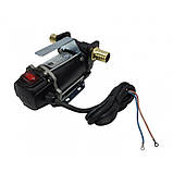 Насос паливоперекачуючий REWOLT 24В 60л/хв Насос для перекачування солярки Дизельний насос на 24 вольта Poland, фото 5