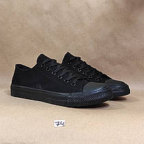 ЗНИЖКА! 43р (27см) Конверси ЧОРНІ кросівки кеди в стилі Converse all star, фото 3