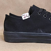 ЗНИЖКА! 43р (27см) Конверси ЧОРНІ кросівки кеди в стилі Converse all star, фото 5