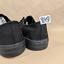 ЗНИЖКА! 43р (27см) Конверси ЧОРНІ кросівки кеди в стилі Converse all star, фото 4