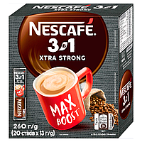 Кофейный напиток Nescafe 3в1 Xtra Strong 20 х 13 г крепкий