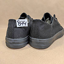ЗНИЖКА! 43р (27см) Конверси ЧОРНІ кросівки кеди в стилі Converse all star, фото 5