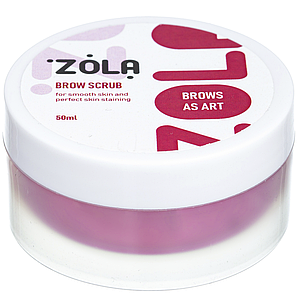 Скраб ZOLA BROW SCRUB для брів, 50 мл