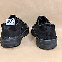 ЗНИЖКА! 43р (27см) Конверси ЧОРНІ кросівки кеди в стилі Converse all star, фото 3