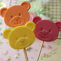 Силіконовий молд для льодяників "Ведмедик 2"