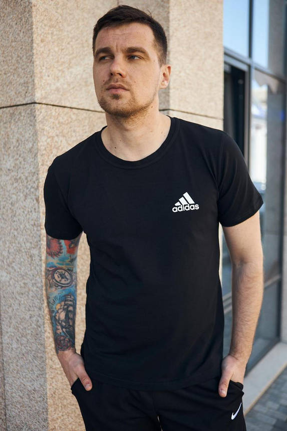 Футболка Adidas чорна (ХМ), фото 2
