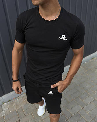Футболка Adidas чорна (ХМ), фото 3