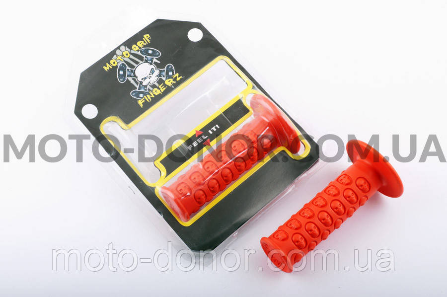 Ручки керма "MOTOGRIP" (mod:1, червоні)