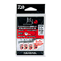 Джиг-головка Daiwa Gekkabijin SWL SS Red Glow №6 2.0г(4шт) (167763) 5175075