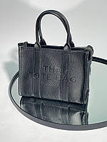 Женская сумка Marc Jacobs Medium Tote Bag Black Leather Марк Джейкобс шопер