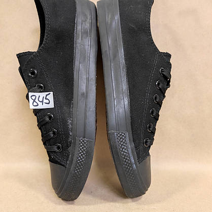 ЗНИЖКА! 43р (27см) Конверси ЧОРНІ кросівки кеди в стилі Converse all star, фото 5