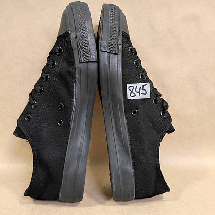 ЗНИЖКА! 43р (27см) Конверси ЧОРНІ кросівки кеди в стилі Converse all star, фото 6