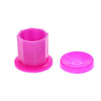 Стаканчик пластиковый с крышкой для мономера розовый