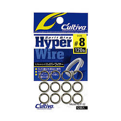 Заводне кільце Owner Hyper Wire P-12 №10 220lb(10шт) (151470) 2146017