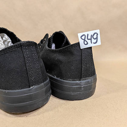ЗНИЖКА! 43р (27см) Конверси ЧОРНІ кросівки кеди в стилі Converse all star, фото 5