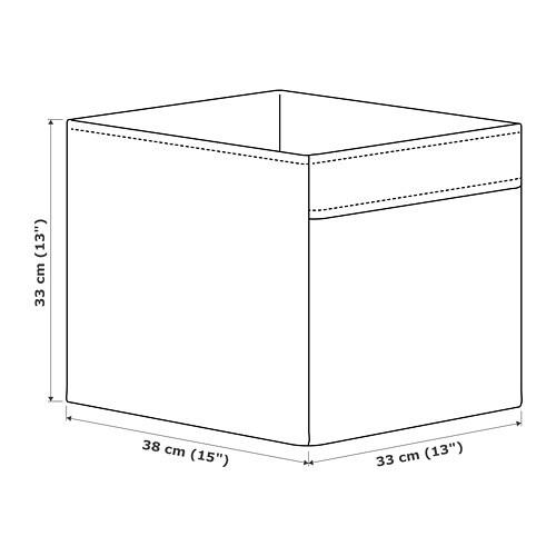 Контейнер ИКЕА ДРЁНА темно-синий, 33x38x33 см 603.537.96 - фото 4 - id-p1889565695