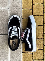 Женские стильные демисезонные кеды Vans Old Skool Black White,ванс только 36 размер