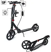 Самокат двоколісний Scale Sports SS-18 з ручним гальмом і LED ліхтариком