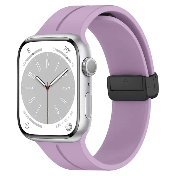 Силіконовий ремінець з магнітною застібкою для Apple Watch lavender • 38/40/41mm