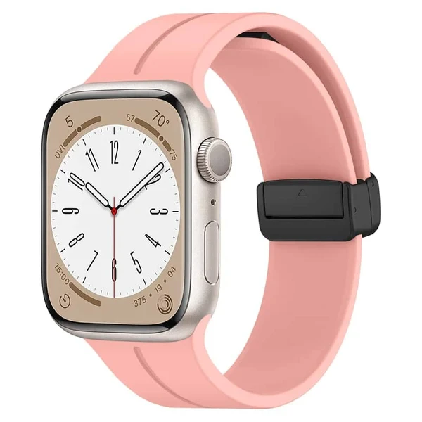 Силіконовий ремінець з магнітною застібкою для Apple Watch vintage rose • 38/40/41mm.