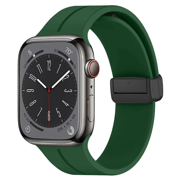 Силіконовий ремінець з магнітною застібкою для Apple Watch green • 38/40/41mm