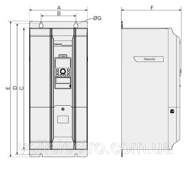 Преобразователь частоты Bosch Rexroth Fv 2,2 кВт 380 В - фото 3 - id-p24322658