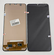 Дисплей для мобільного телефона Samsung A70 2019/A705, чорний, з тачскрином, Incell