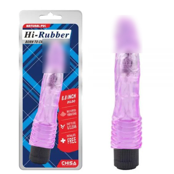 Фіолетовий гелевий фаллоімітатор 8.8 Inch Dildo8.8 Inch Dildo, фото 1