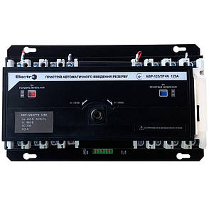 Автоматичний ввід резерву АВР-250 контроль фаз АВС, 3P+N (4P), 250А, Icu 35кА, Ics 22кА, 400В, Electro, фото 2