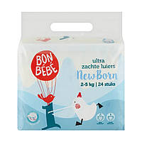 Подгузники детские 2-5 кг размер 1 Bon Bebe 24 шт (8710624357924)