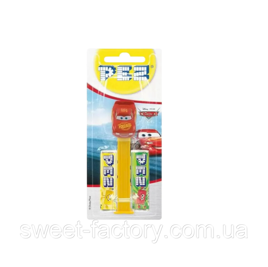 Pez Cars Тачки Lightning McQueen Блискавка Макквін 2s 17g
