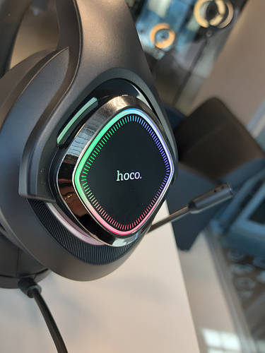 Купить Хорошие проводные Геймерские наушники с ушками Hoco для ...