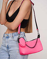 Женская мини сумка клатч с цепочкой,маленькая сумка с ключницей «Лойс» зеленая Розовый