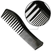 Расчёска - гребень для волос пластик 04039 ABS (барбер, парикмахер, стрижка, мелирование, barber)