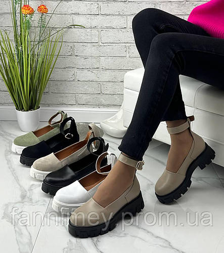 Купить Туфли женские 36-41 натуральная кожа замш лоферы платформа 5 см ...