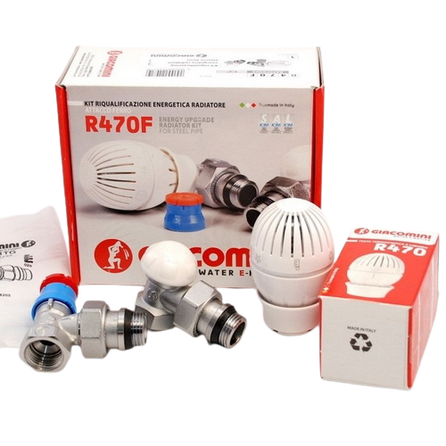 Радіаторний комплект GIACOMINI R470FX003 Ø½" (кутовий)