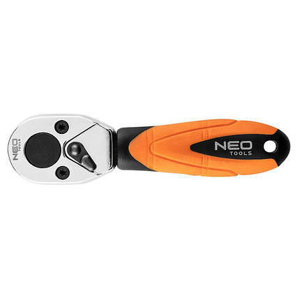 Ключ-тріскачка Neo Tools, 1/4", 48 зубців, 105мм, CrV, 0.12кг, фото 1