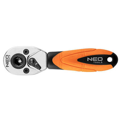 Ключ-тріскачка Neo Tools, 1/4", 72 зубців, 105мм, CrV, 0.12кг, фото 1