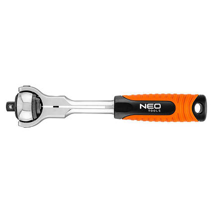 Ключ-тріскачка Neo Tools, 3/8", 72 зубців, 200мм, 360°, CrV, 0.37кг, фото 1