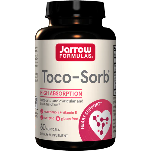 Jarrow Formulas Toco-Sorb, Mixed Tocotrienols and Vitamin E, 60 Softgels