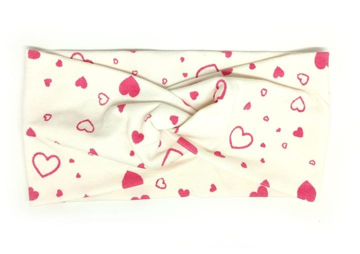 Пов'язка чалма біла в серце, фото 1