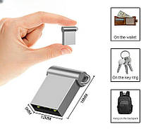 Флешка Супер-Мини 16 GB mini USB 2.0 Super Mini Metal (флешка на 16 Гб)