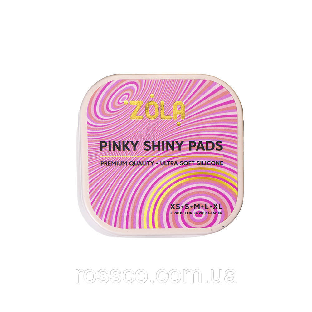 Zola Валики для ламинирования Pinky Shiny Pads (XS, S, M, L, XL)