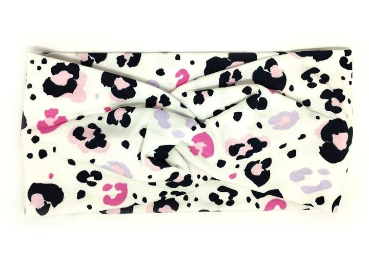 Пов'язка на голову трикотажна Леопард, фото 1