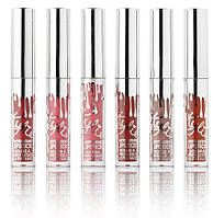 Набір рідких матових помад Kylie Holiday Edition  Metal Matte Lipstick 12 штук        код.12pcs