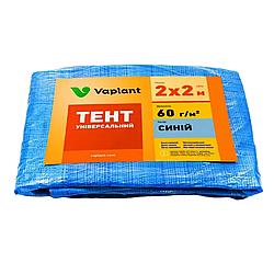 Тент 2х2м 60г/кв.м поліпропіленовий з люверсами
